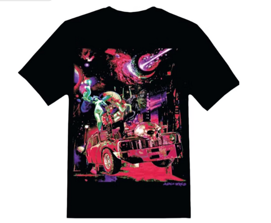 Juice Wrld Galaxy T-shirt Black