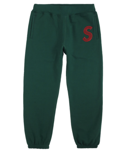 Supreme S Logo Sweatpant Dark Green