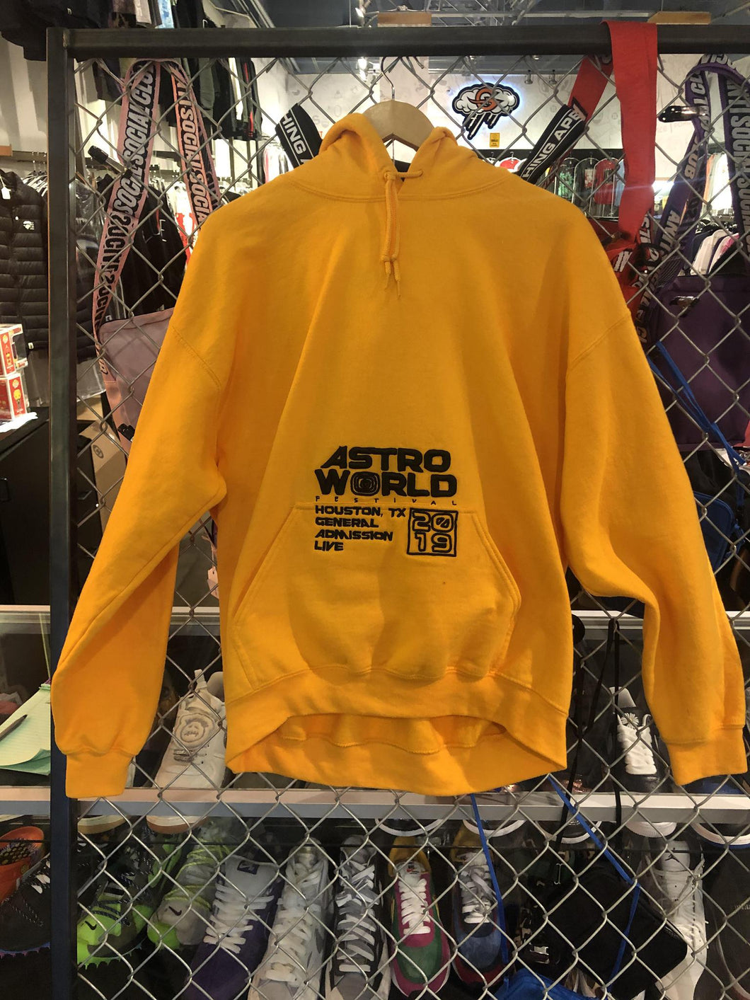 AstroWorld Festival Hoodie Yellow