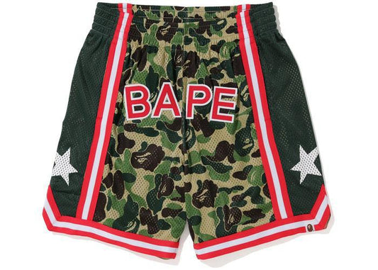 BAPE ABC Basketball Shorts Green