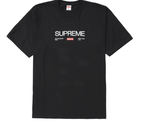 Supreme Est. 1994 Tee Black