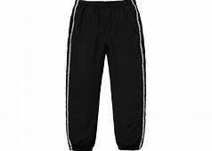 Supreme Tonal Taping Track Pant Black