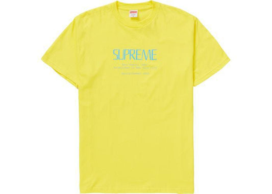 Supreme Anno Domini Tee Yellow