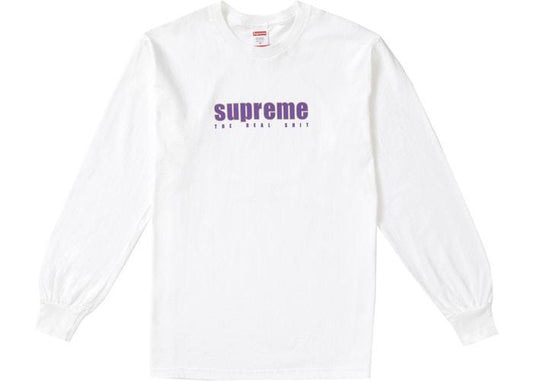 Supreme The Real Shit L/S Tee White