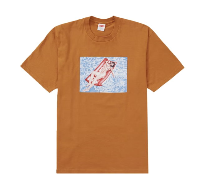 Supreme Float Tee Burnt Orange