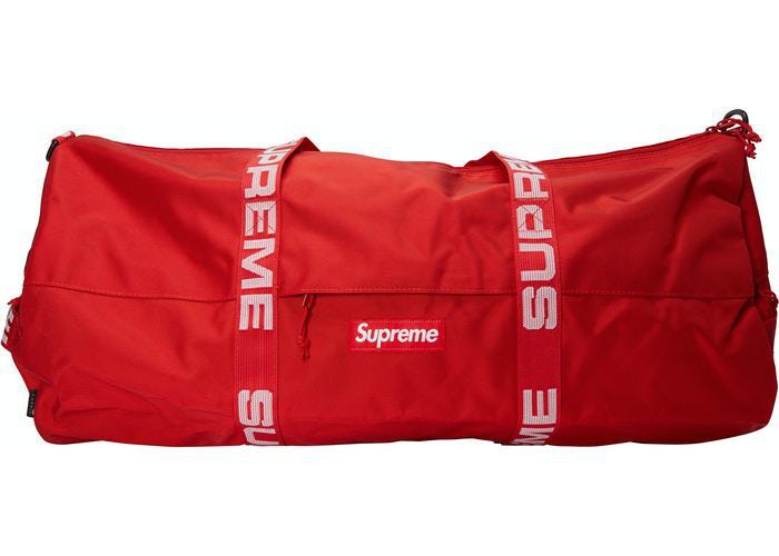 Supreme Large Duffle Bag (SS18) Red (Pre-Owned)