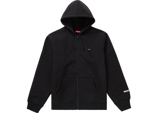 Supreme windstopper zip up Hooded Sweatshirt (fw19) Black