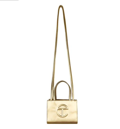 Telfar Shopping Bag Small Gold