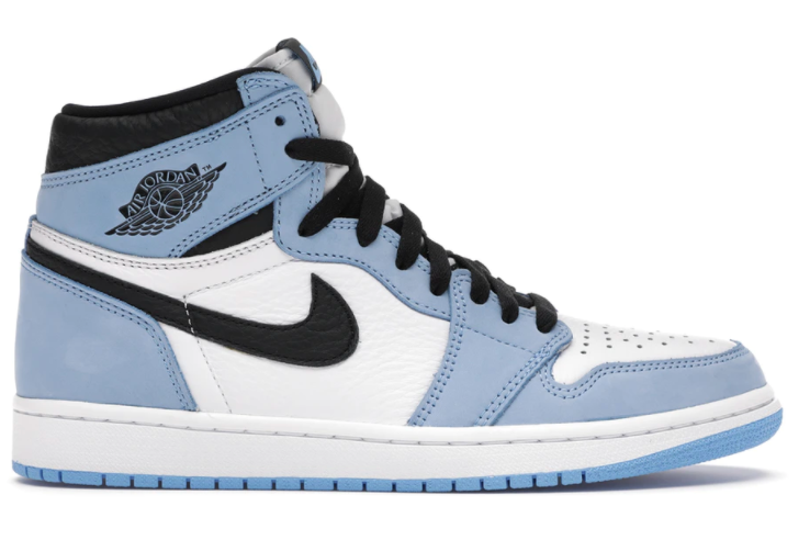 Jordan 1 Retro High White University Blue Black