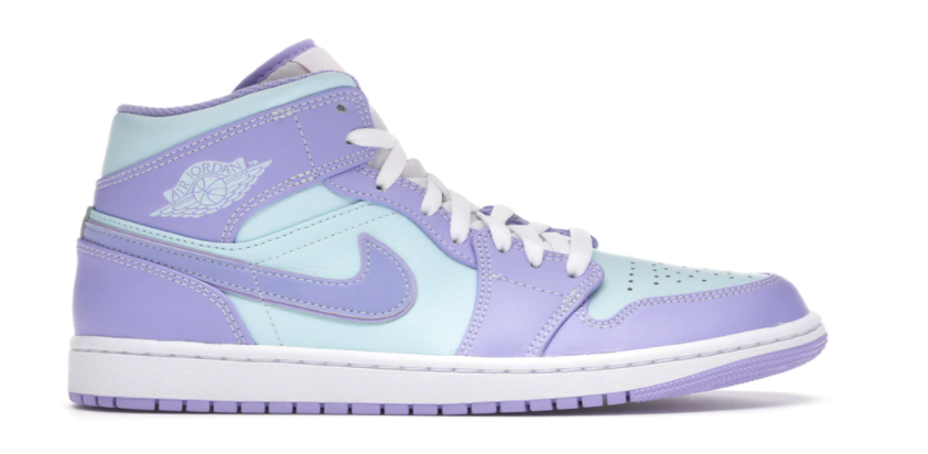 Jordan 1 Mid Purple Aqua