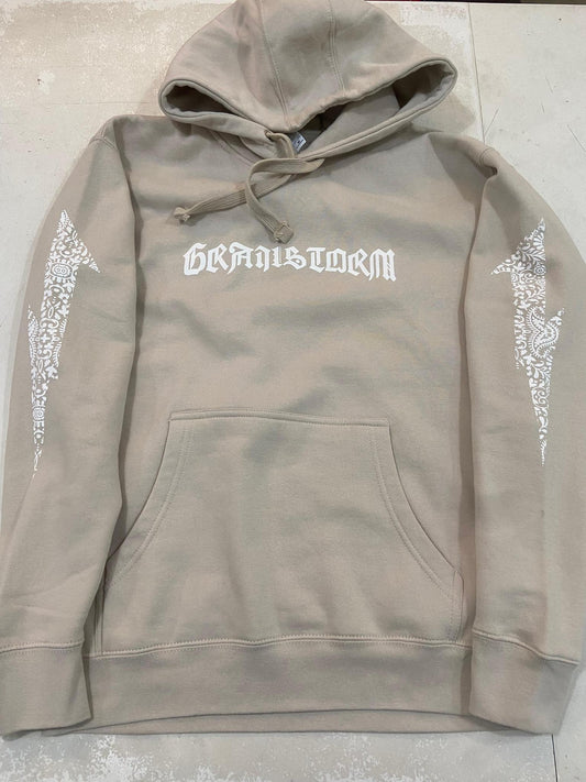 Grailstorm Paisley Hoodie Tan