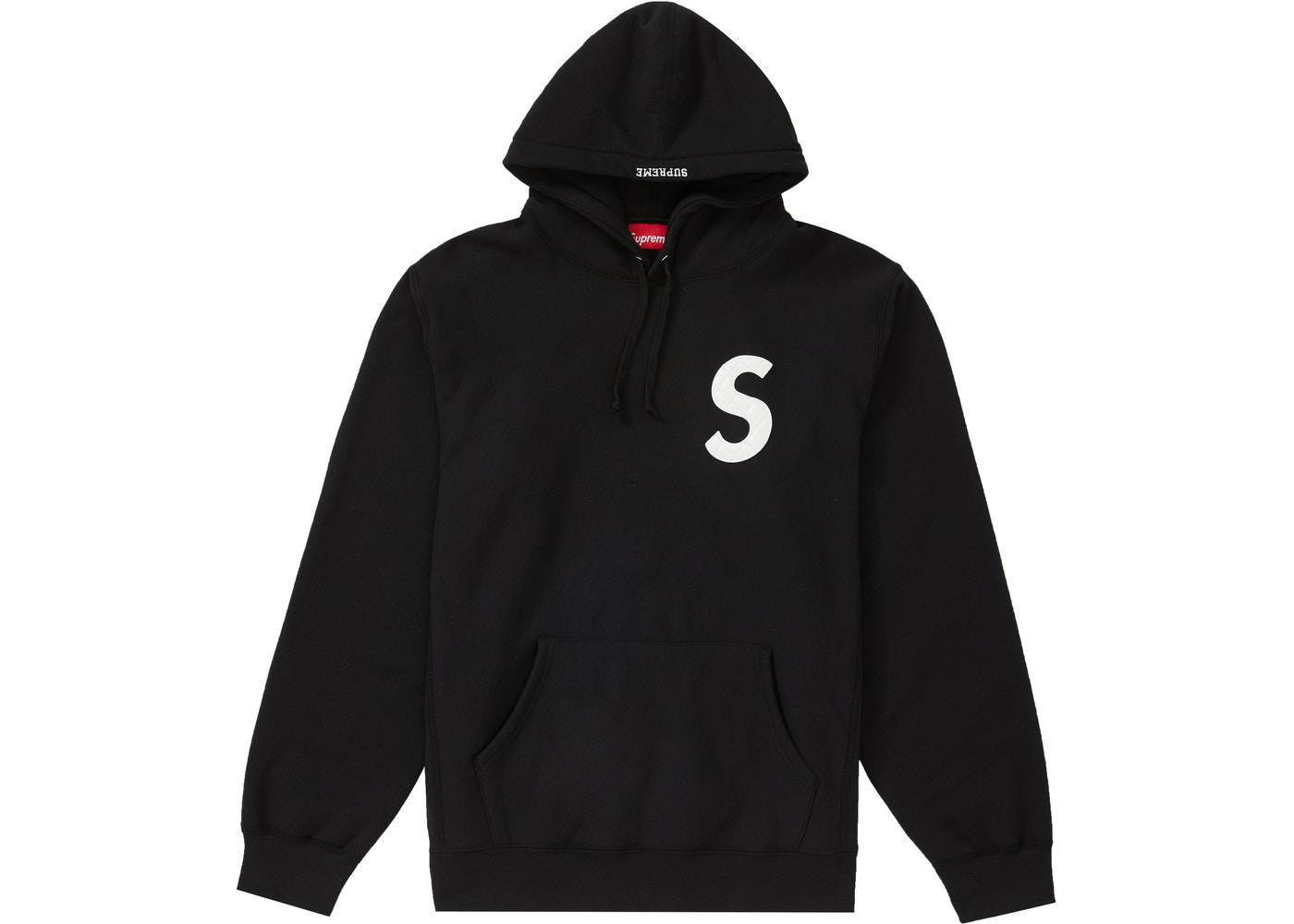 Supreme S Logo Hoodie Black (ss20)