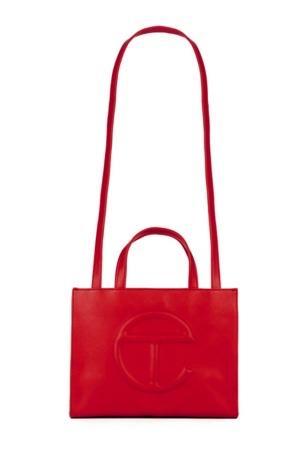 Telfar Shopping Bag Medium Red Vegan Leather