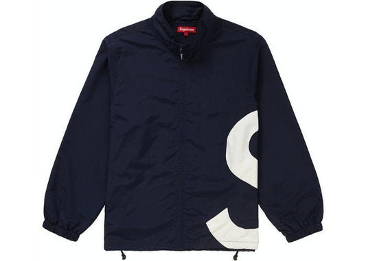 Supreme S Logo Track Jacket Navy