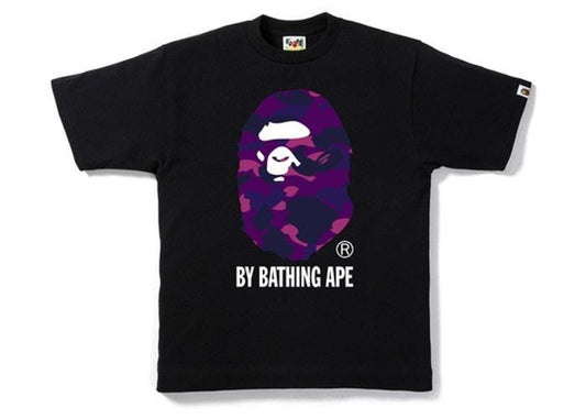 BAPE Color Camo By Bathing Tee Black/Purple (Pre - Owned)