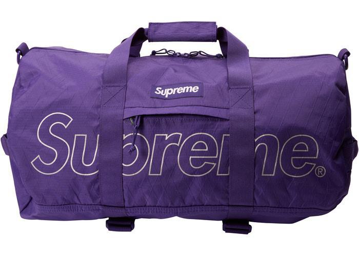 Supreme Duffle Bag FW18 Purple