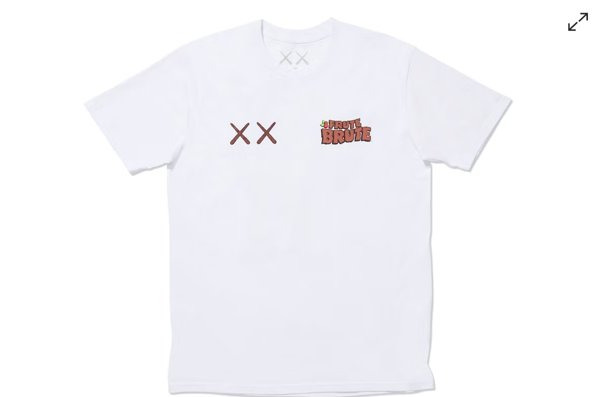 KAWS x Monsters Frute Brute T-shirt White