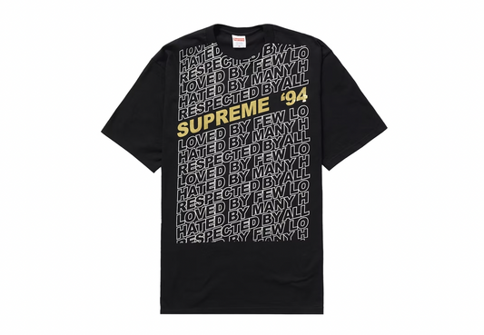 Supreme Respected Tee Black