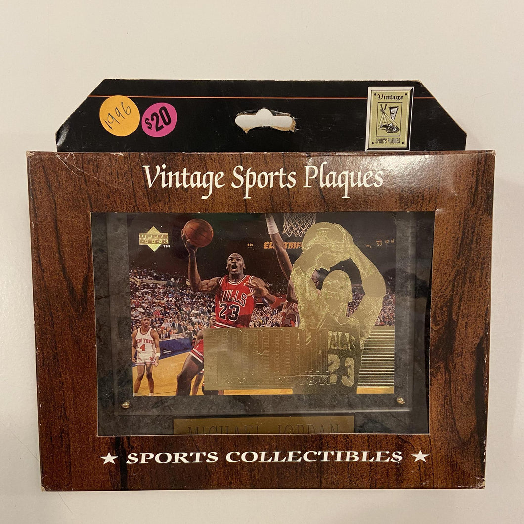 Vintage Sport Plaque Michael Jordan