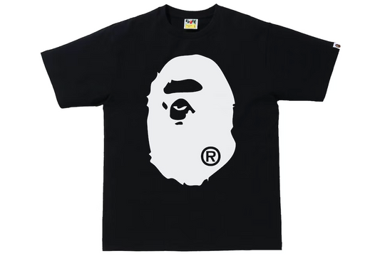 BAPE Bicolor Big Ape Head Tee Black/White