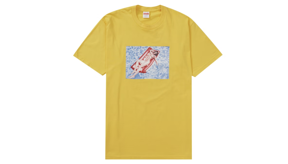 Supreme Float Tee Yellow