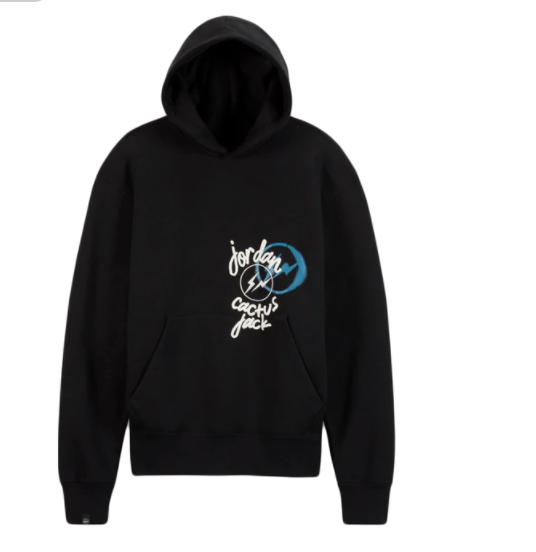 Travis Scott x Jordan x Fragment Hoodie Black