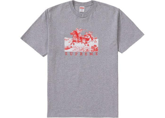 Supreme Riders Tee Heather Grey