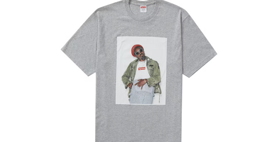 Supreme André 3000 Tee Heather Grey