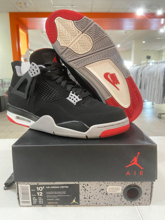 Jordan 4 Retro Bred (2019) (Pre-Owned)