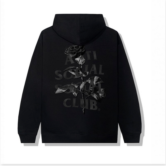 ASSC HELL O ROSE BLACK HOODIE