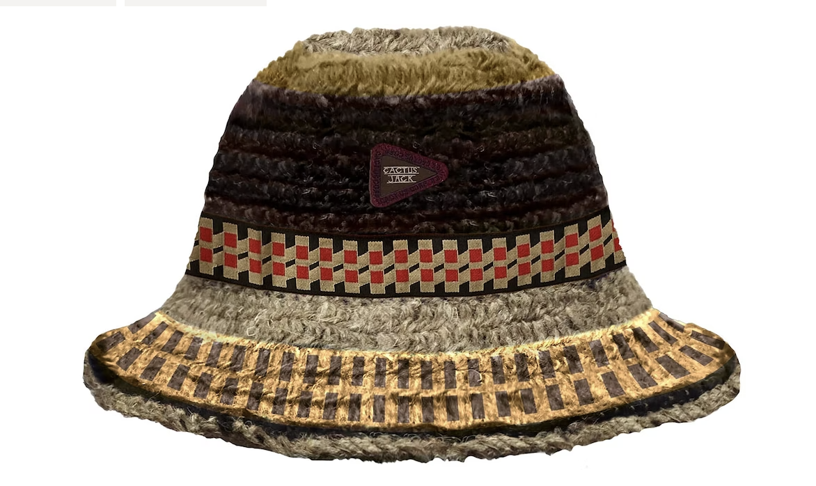 Travis Scott Cactus Jack Crochet Bucket Hat Multi