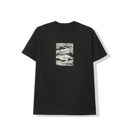 Assc Tiger camo Box tee Black