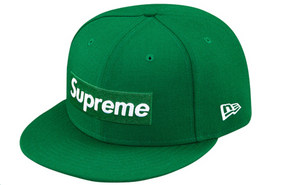 Supreme Playboy Box Logo New Era Cap Green