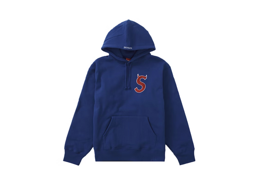 Supreme S Logo Hooded Sweatshirt (FW22) Royal