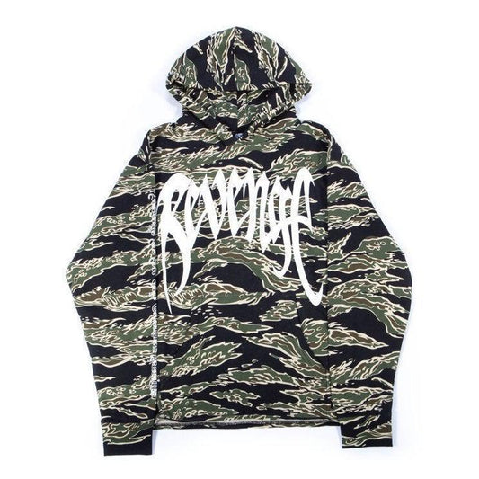 Revenge Tiger Camo Logo Hoodie