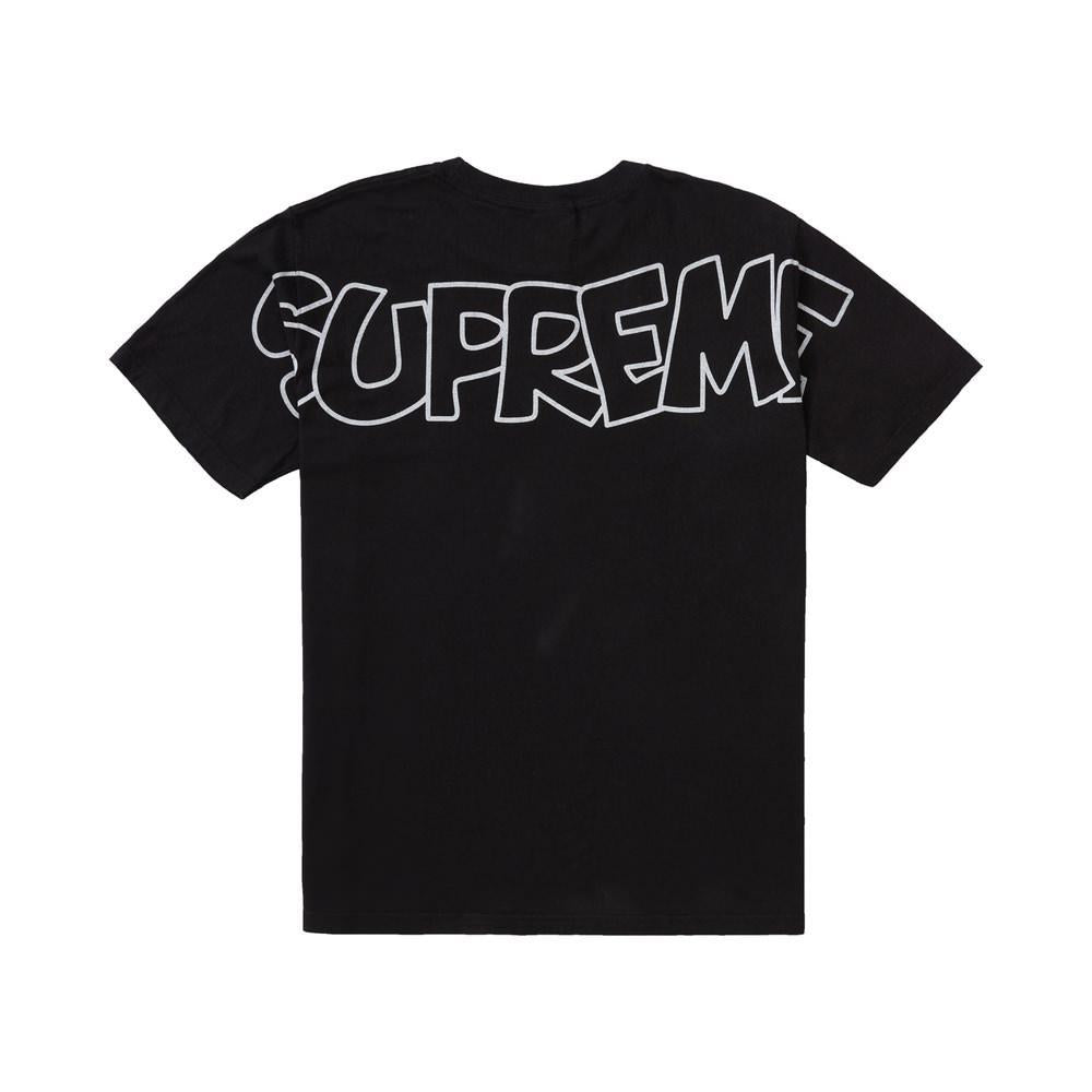 Supreme smurfs tee black