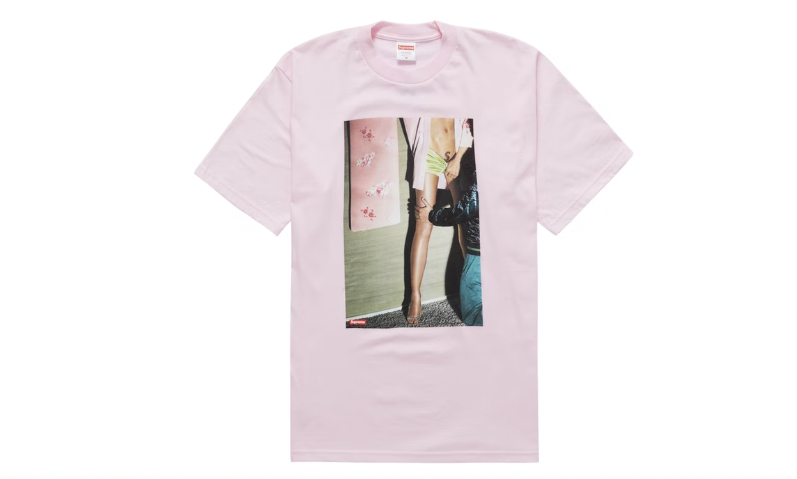 Supreme Model Tee Light Pink