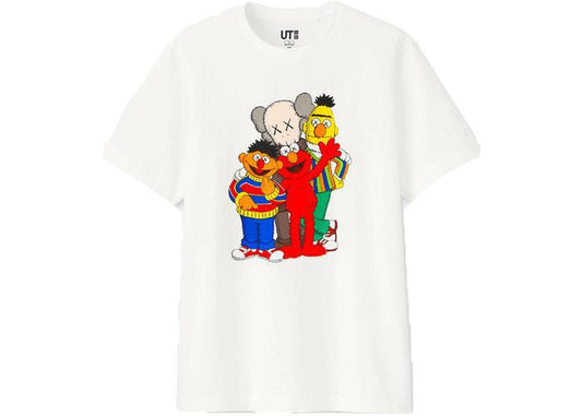 KAWS x Uniqlo x Sesame Street Group Tee