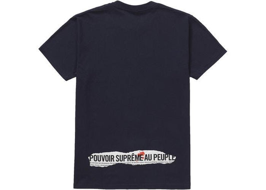 Supreme Headline Tee Navy