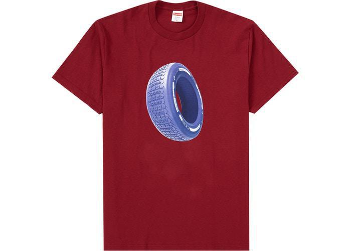 Supreme Tire Tee Cardinal