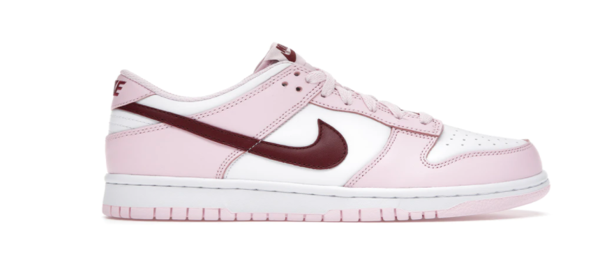 Nike Dunk Low Pink Foam Red White (GS)