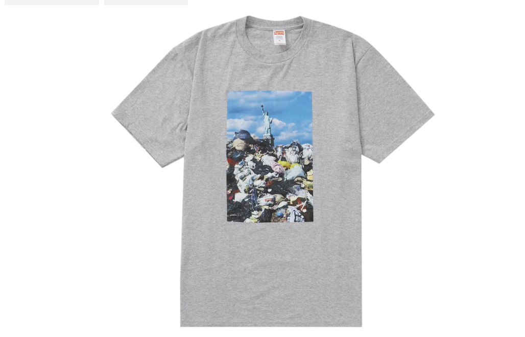 Supreme Trash Tee Heather Grey