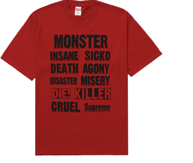 Supreme Monster Tee Red