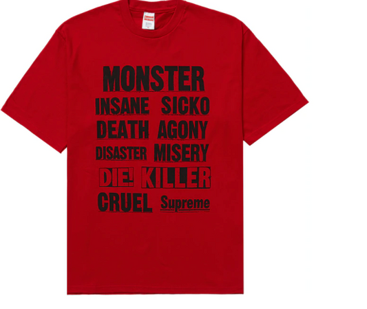 Supreme Monster Tee Red