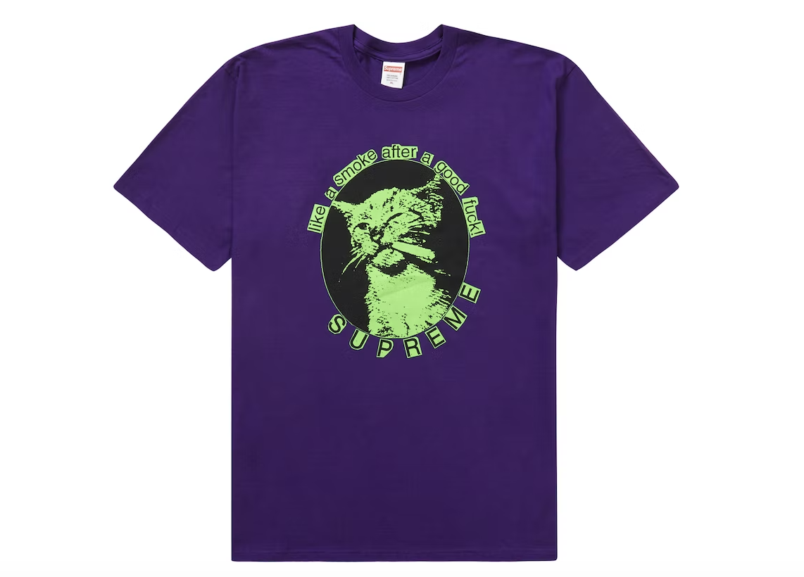 Supreme Smoke Tee (SS23) Purple