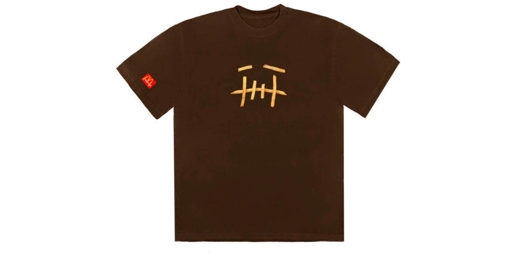 Travis Scott x McDonald's Fry II T-shirt Brown