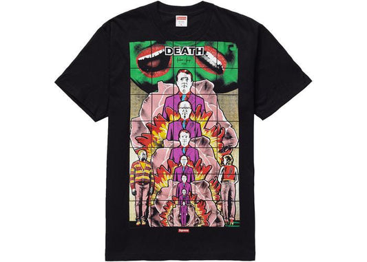 Supreme Gilbert & George DEATH Tee Black