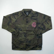 Load image into Gallery viewer, Antisocial Social Club Blair Witch Camo Coach Jacket