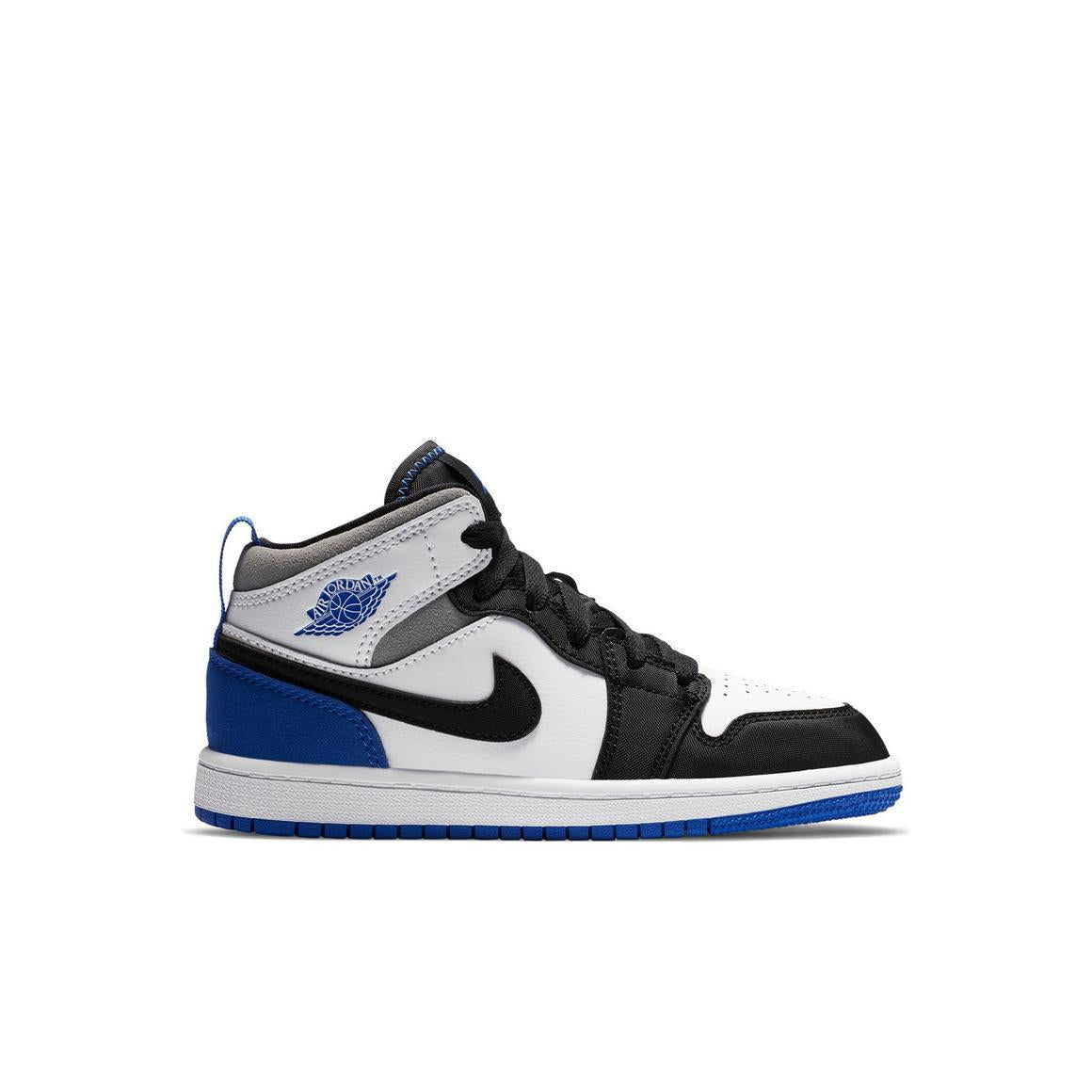 Jordan 1 Mid SE White/Hyper Royal (PS)