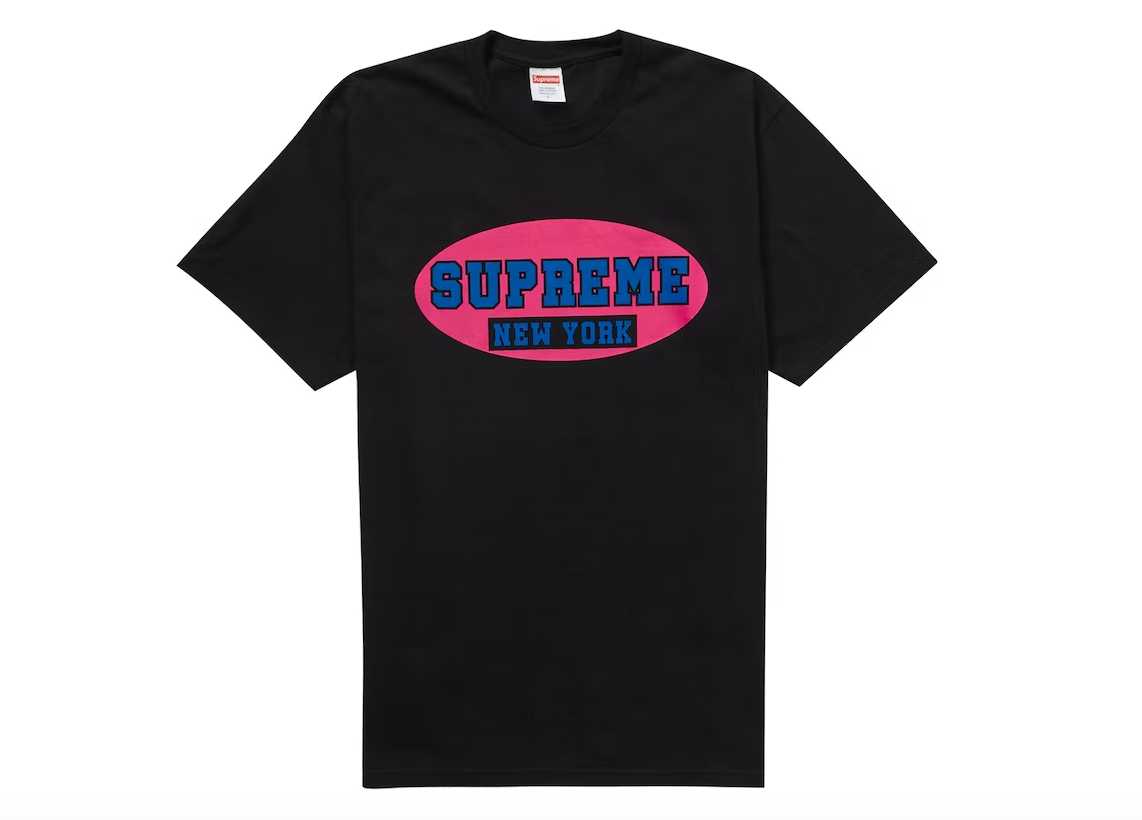 Supreme New York Tee Black